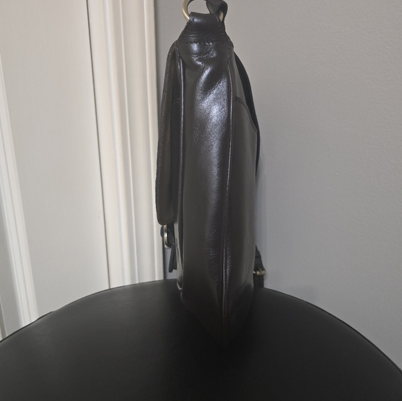 New: Patricia Nash Roana N/S Belted Crossbody - Color: Chocolate - Picture 4 of 10